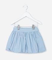Saia Infantil Balonê em Tricoline com Preguinhas - Tam 1 a 6 Anos - 1