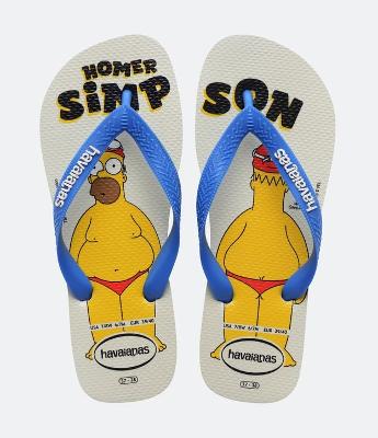 Chinelo com Estampa Homer Simpsons Havaianas