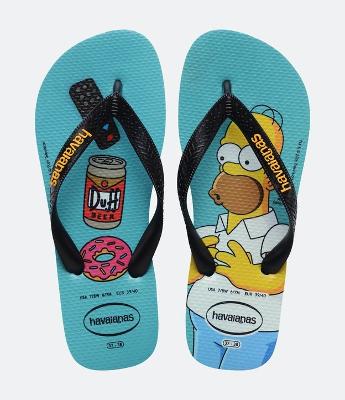 Chinelo com Estampa Homer Simpsons Havaianas