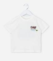 Camiseta Infantil com Estampa Frente e Costas Surf - Tam 1 a 6 Anos - 1