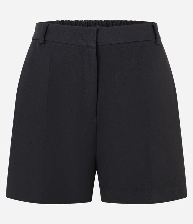 Short Alfaiatado Maquinetado com Frisos - 1