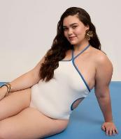 Maiô Halter em Microfibra Texturizada com Fio Duplo Curve & Plus Size - 2