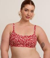 Biquíni Top Reto em Microfibra Floral Liberty Curve e Plus Size - 3