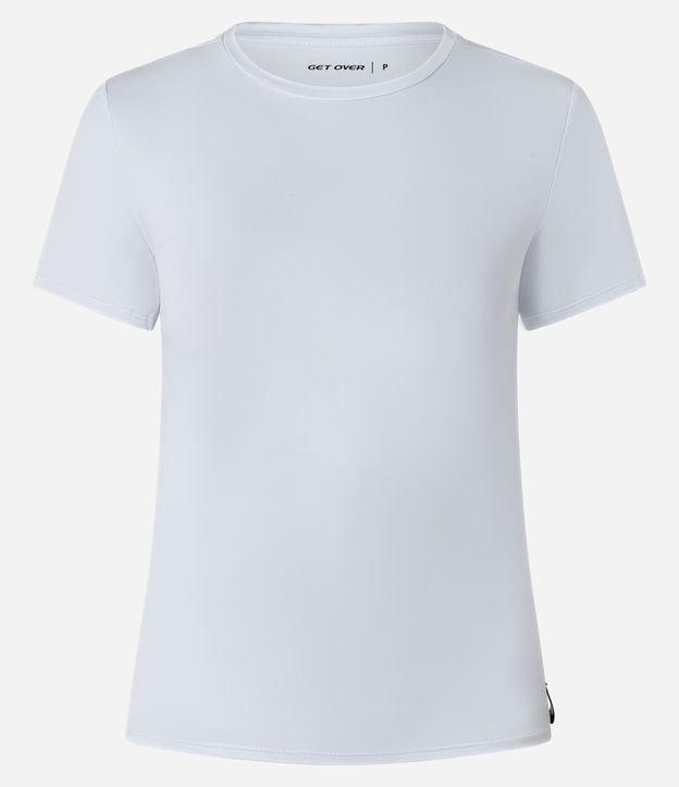 Camiseta Ajustada Esportiva em Microfibra - 1
