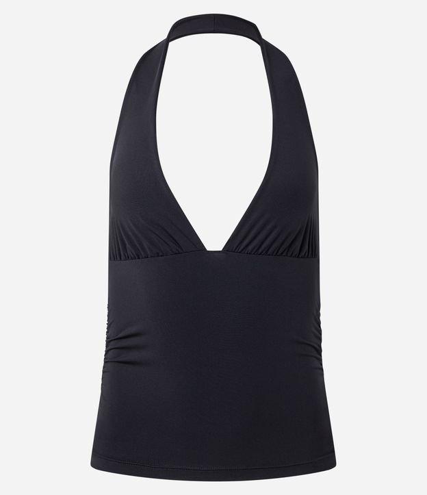 Blusa Frente Única com Franzidos Laterais - 1