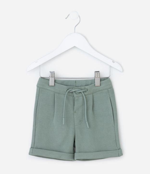 Bermuda Infantil em Piquet com Barra Dobrada - Tam 1 a 4 Anos - 1