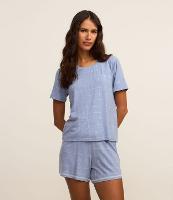 Short de Pijama em Viscose com Estampa Xadrez Grid - 2