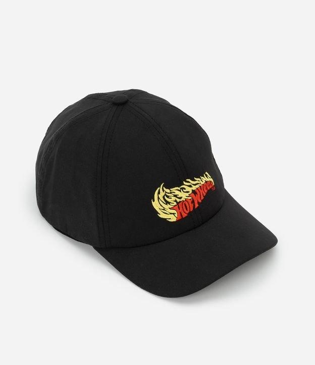 Boné Infantil Aba Curva com Bordado Hot Wheels - Tam Único - 1