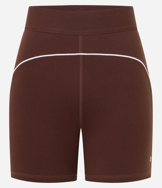 Bermuda Esportiva em Microfibra com Viés Contrastante - 1