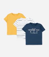 Kit 03 Camisetas Infantis com Lettering Champion Team - Tam 1 a 6 Anos - 2