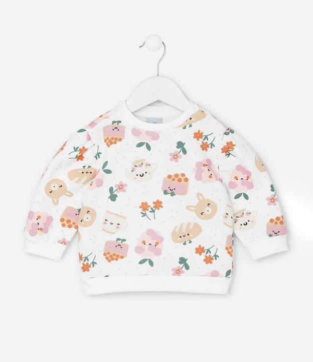 Blusão Infantil Quentinho Estampado de Bichinhos - Tam 0 a 18 meses - 1