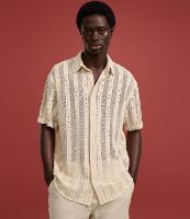 Camisa Comfort em Algodão Texturizada com Trançado Vertical - 2