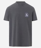 Camiseta Comfort em Algodão com Estampa Abstrata  Estonada - 1