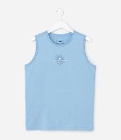 Regata Infantil com Estampa Frente e Costas Paradise  - Tam 5 a 14 Anos - 1