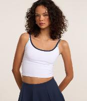 Blusa Regata em Microfibra com Viés Contrastantes - 1