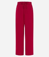 Calça Pantalona em Airflow com Elástico e Amarração no Cós - 1