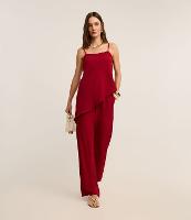 Calça Pantalona em Airflow com Elástico e Amarração no Cós - 2