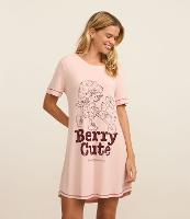 Camisola Curta em Viscolycra com Estampa Moranguinho - 2