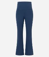 Calça Flare com Pala em Microfibra - 1