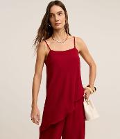 Blusa Alongada em Airlow com Frufru na Barra Assimétrica - 2