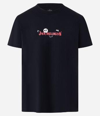 Camiseta Comfort em Algodão com Estampa Jack Skellington