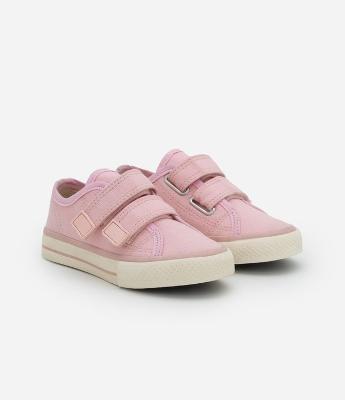 Tênis Casual Infantil com Tiras de Velcro - Tam20 ao 27