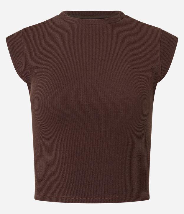 Blusa Canelada com Cava Diferenciada - 1