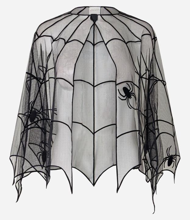 Acessório Infantil Capa com Bordado Teia de Aranhas - Tam Único - 1