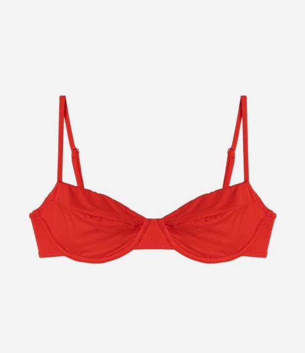 Biquíni Top Meia Taça em Microfibra com Alça Fina - 1