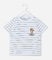 Camiseta Infantil com Bordado Capivara - Tam 1 a 6 Anos - 1