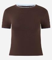 Camiseta New T-shirt em Algodão com Detalhe na Gola - 1