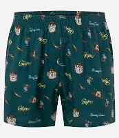 Cueca Samba Canção em Tricoline com Estampa Taz - 1