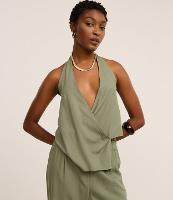 Blusa Frente Única Transpassada em Viscolinho - 1