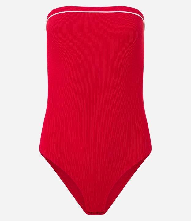 Body Tomara que Caia em Ribana com Piping Contrastante - 1