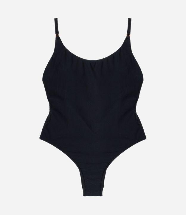 Maiô em Microfibra com Aviamento nas Alças - 1