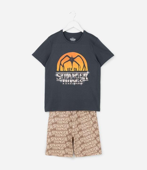Pijama Infantil com Estampa Stranger Things - Tam 10 a 16 Anos - 1