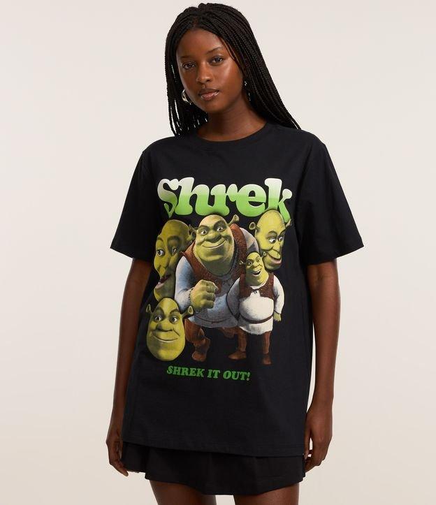 Camiseta em Algodão com Estampa Shrek - 1