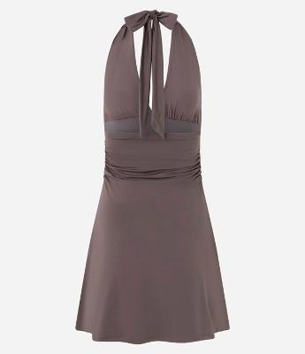 Vestido Frente Única com Amarração