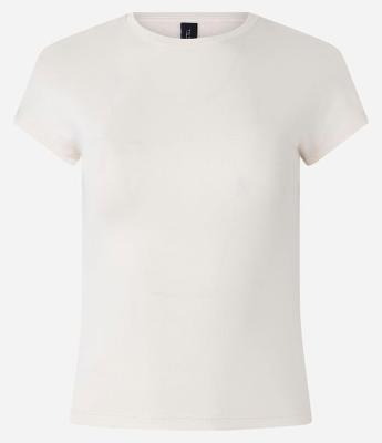 Blusa Básica em Ribana com Ombro Caído