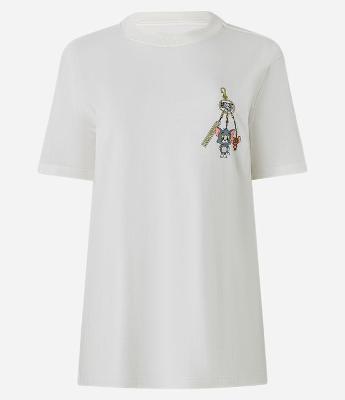 Camiseta em Algodão com Estampa Frente e Costas Tom & Jerry