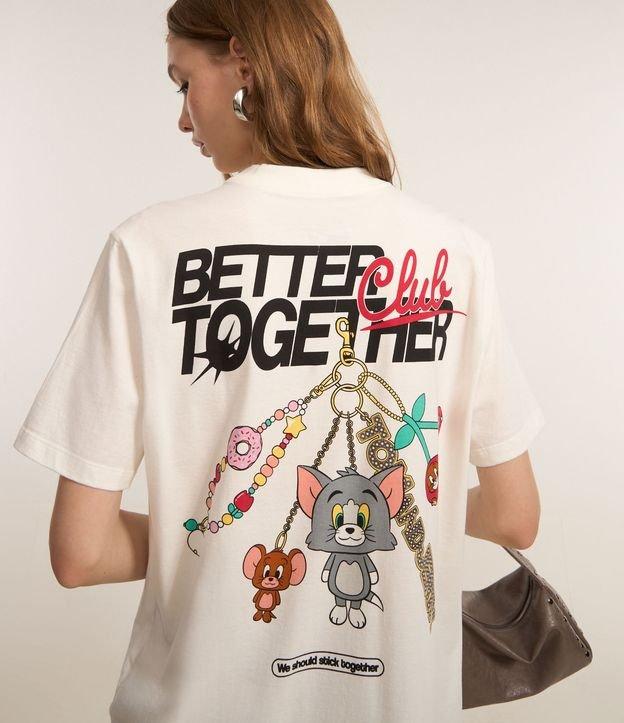 Camiseta em Algodão com Estampa Frente e Costas Tom & Jerry - 2
