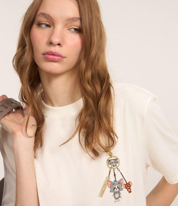 Camiseta em Algodão com Estampa Frente e Costas Tom & Jerry - 3