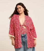Kimono em Viscose com Estampa Liberty Curve & Plus Size - 3