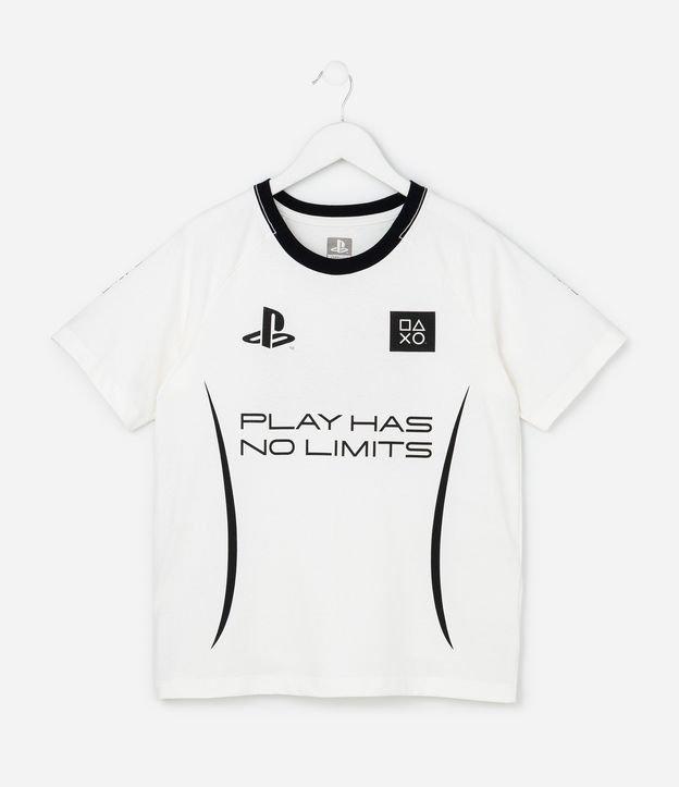 Camiseta Infantil em Algodão Playstation - Tam 5 a 14 Anos - 1