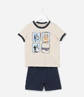 Conjunto Curto Infantil Bluey - Tam 2 a 6 Anos - 1
