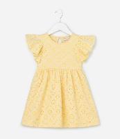 Vestido Infantil em Broderie com Detalhe Gota - Tam  1 a 6 Anos - 1