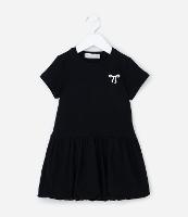 Vestido Balonê Infantil com Bordado de Laço - Tam 1 a 6 Anos - 1