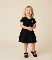 Vestido Balonê Infantil com Bordado de Laço - Tam 1 a 6 Anos - 2