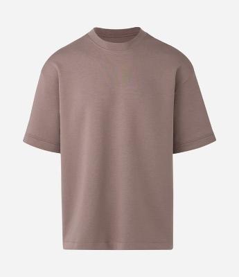 Camiseta Oversized em Moletinho com Cava Deslocada