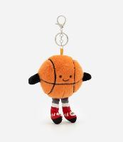 Chaveiro Infantil com Pelúcia Bola de Basquete - Tam Único - 1